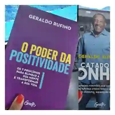 Livros de Geraldo Rufino, incluindo O Poder da Positividade